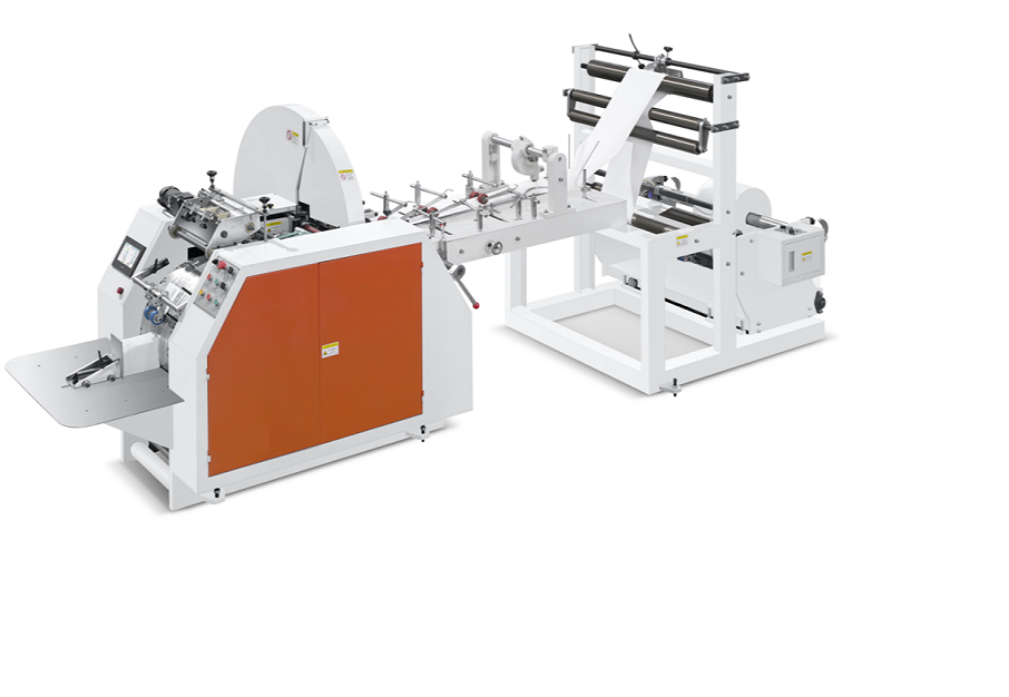 Kraft Paper Bag White Paper Bag Manufacturing Machine customized logo
