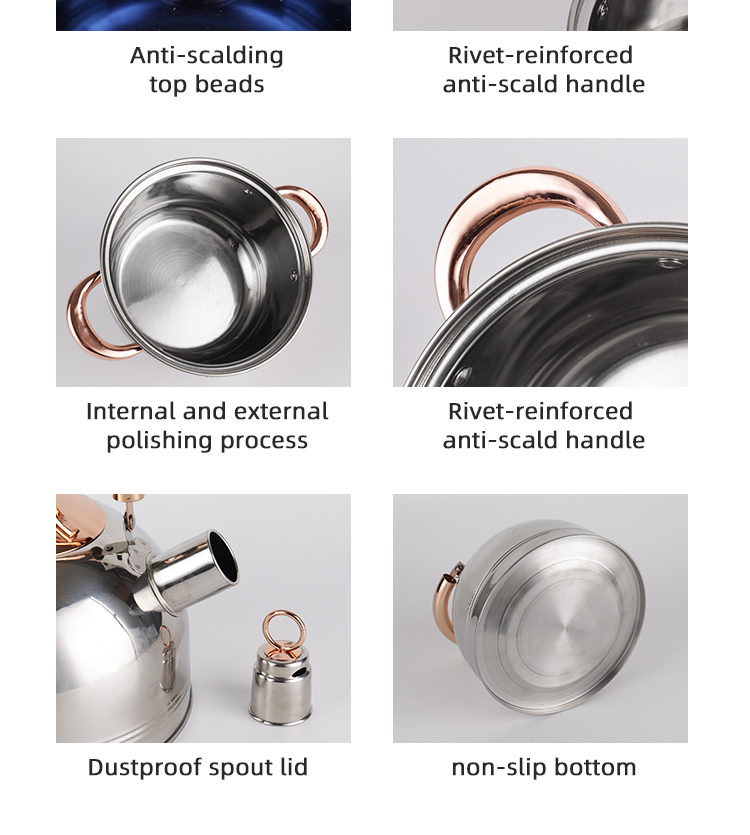 Nonstick Pots Capsule Bottom Glass Lid Round Knob 12 Pcs Stainless Steel Cookware Set Non Stick Cooking Pot Sets