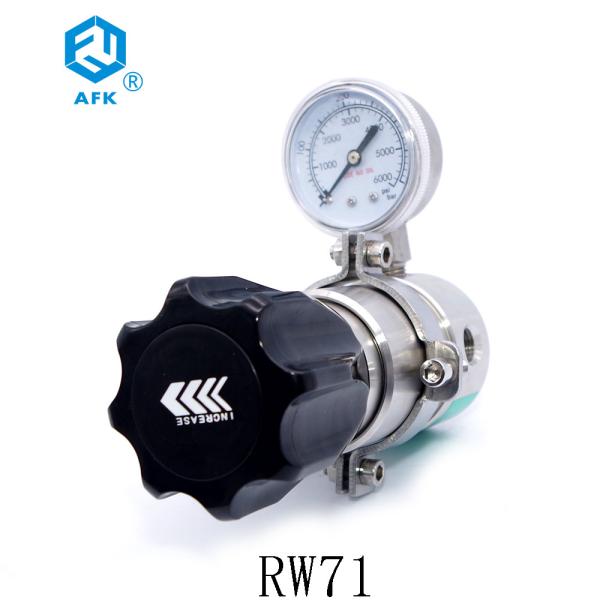 Back Pressure Safety Valve Single Stage Stainless Steel With 1/4"NPT Female