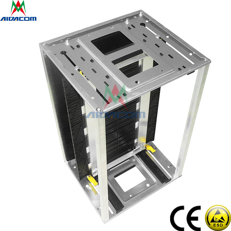 Antistatic 200kg 50pcs PCB Slots ESD Magazine Rack