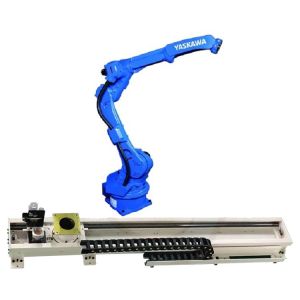 6 Axis Robotic Arm Yaskawa GP25-12 With CNGBS Robot Guide Rail For Handling