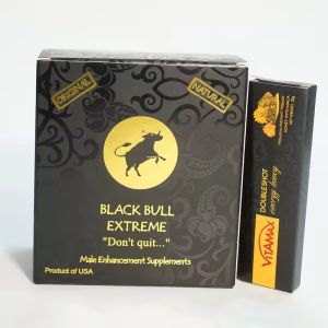 Black Rhino Honey Printed Mini Pill Pouch 3D Lenticular Card Display Box Custom