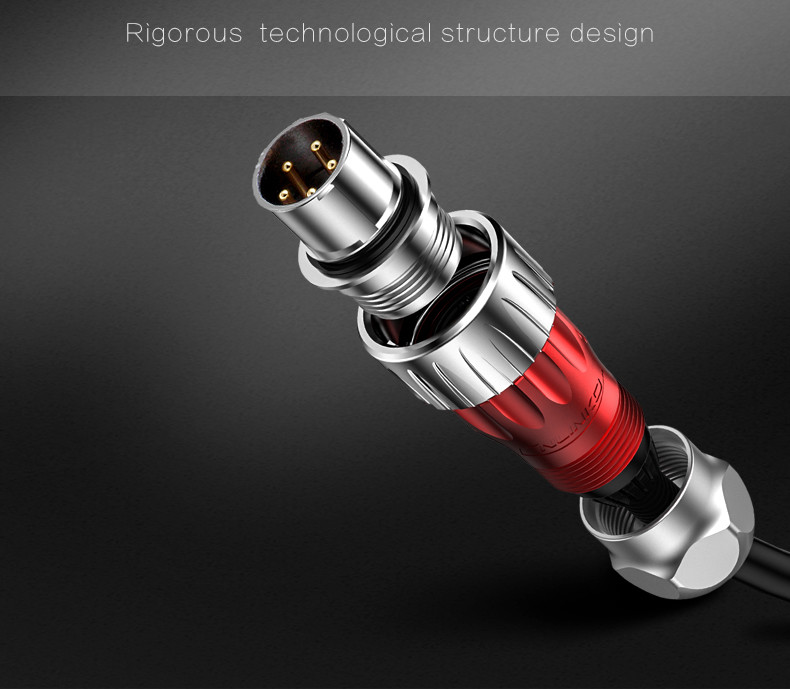 DH 20 Metal Shell Cable Connector Waterproof IP65/IP67 5pin Auto Connector