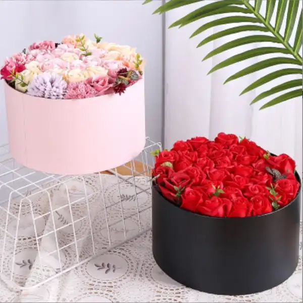Custom Rose Flower Carton Box Packaging Industrial Gift Craft Custom Order for Mothers Day