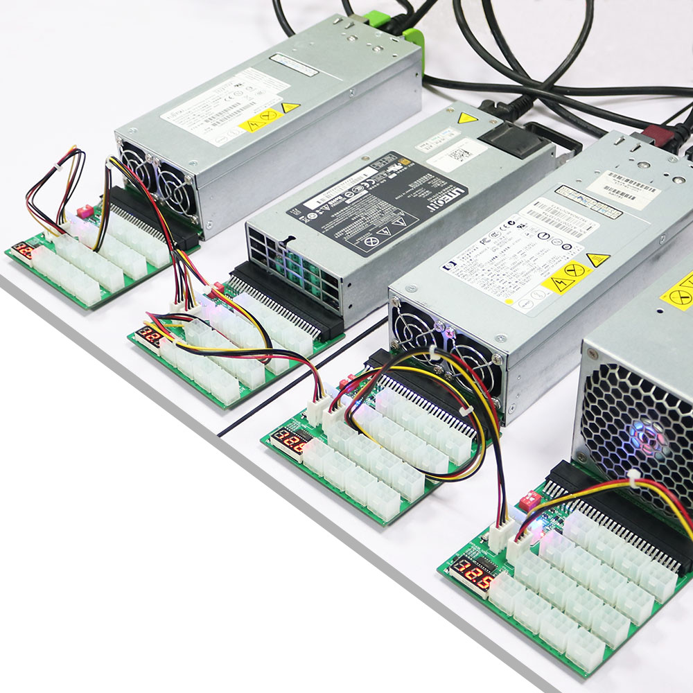 ATX 16x 6Pin 12V Power Supply Breakout Board With Synchronization And Remote Management 16 * 12V PCI-E 6Pin Connector