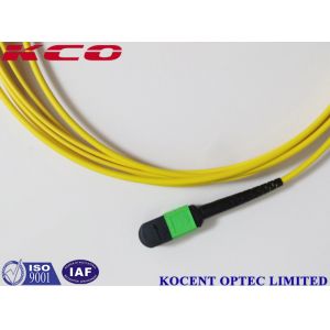 MPO APC to 12 LC UPC Breakout Fanout Fiber Optic Patch Cord SM OS2 G657A2 G657B3