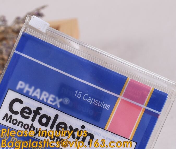 Plastic Bag OEM Custom PVC Loop Handle Image Printed Plastic Shopping Bag,Promotional Clear Waterproof Plastic Cosmetic