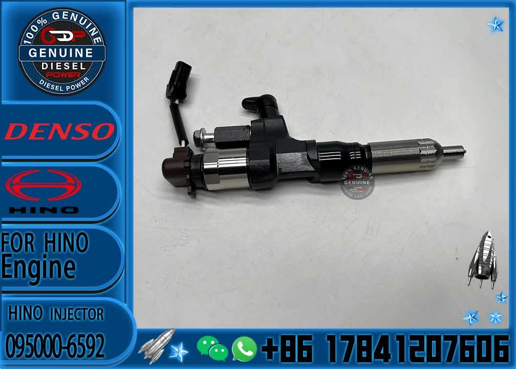 Fuel Injector Assy 095000-6592 Fuel Oil Pump Injector 23670-E0010 For Denso 095000-5273 095000-5280 095000-5283