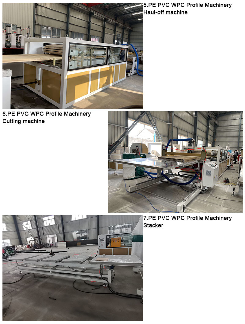 300kg/H PVC Board Making Machine Door Sheet Wpc Board Production Line