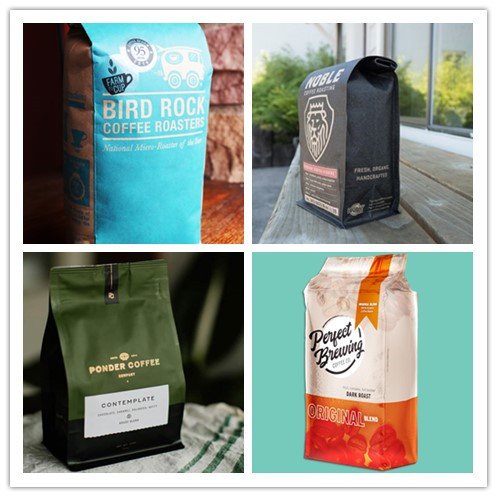 Zipper Biodegradable Coffee Bags