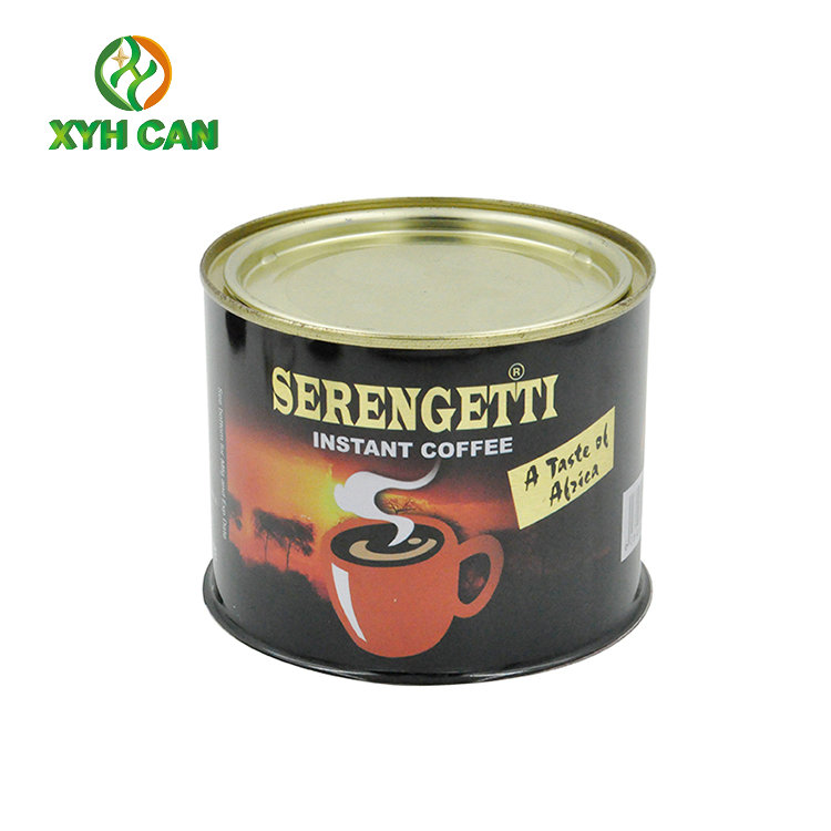 Coffee Tin Can Promotion Round Tall Metal Containers Packaging For Milk Powder