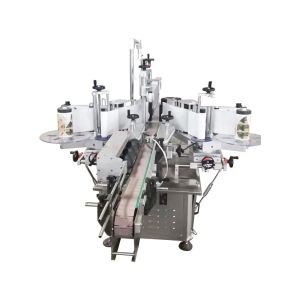 2sides Neck Label Applicator Machine For Bottles Factory Price Automatic