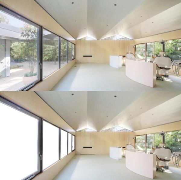 Global Film Privacy Electric Aluminium Smart Switchable Sliding Glass Doors