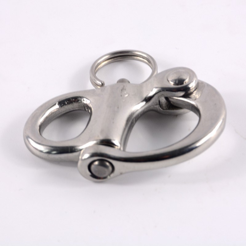 316 Stainless Steel Quick Release Fixed Bail Swivel Eye Snap Shackle