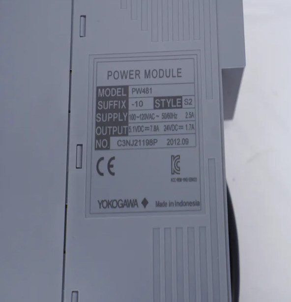 PW481-10 S2 YOKOGAWA Power Supply Module 2.5A at 100-120 VAC and 50/60 Hz