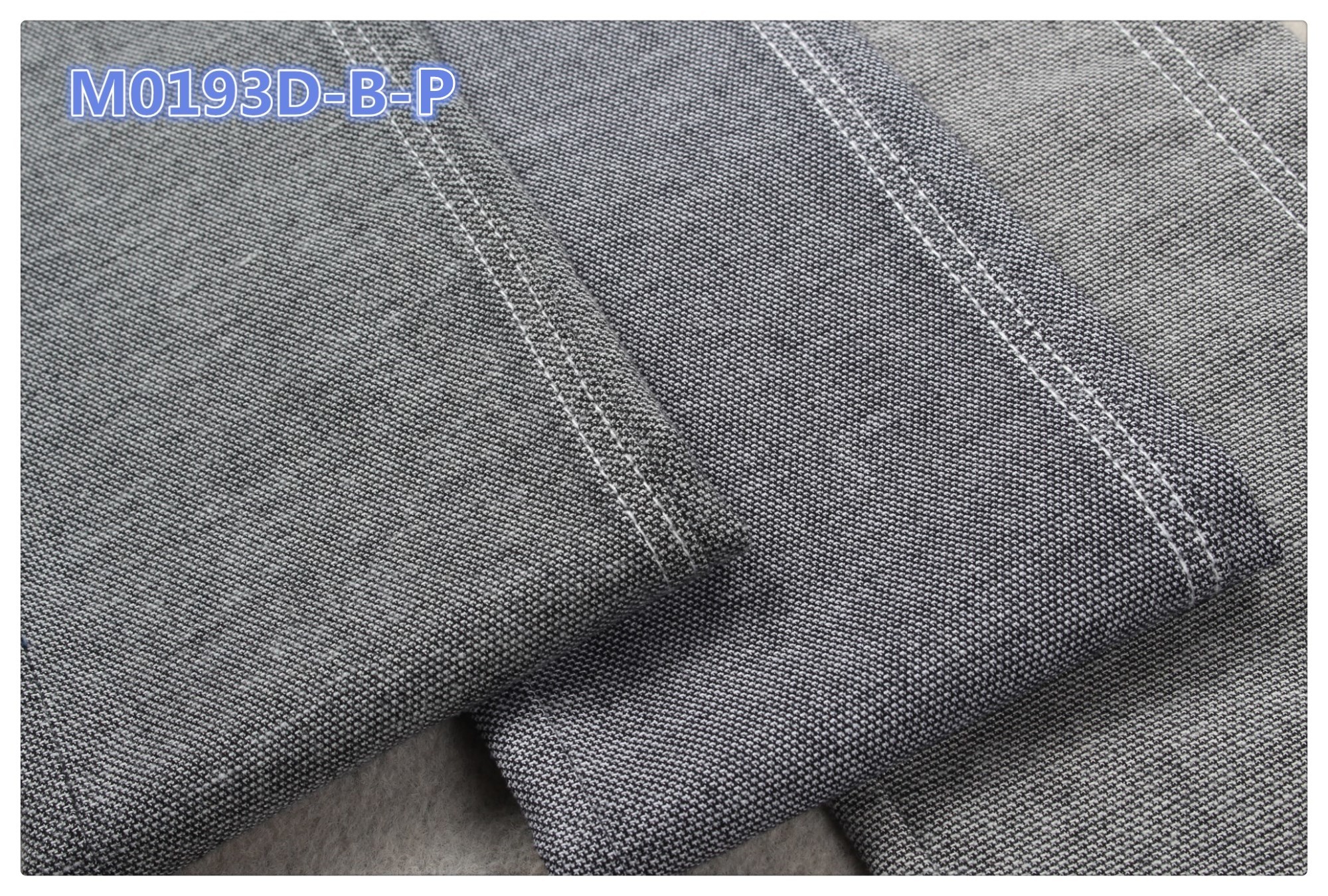 254gsm Fleeced Broken Twill Denim Fabric