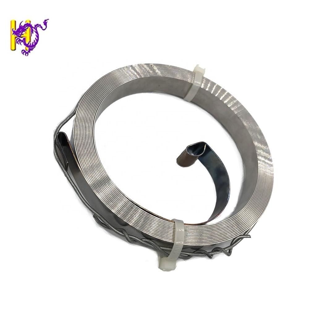 Custom SUS301 Clock Flat Spiral Constant Force Spring Coil For Vacuum Cleaner