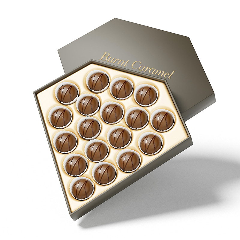 Custom Luxury Colorful Rigiding Shaped Chocolate Box VANISHING Printing Your Own Logo