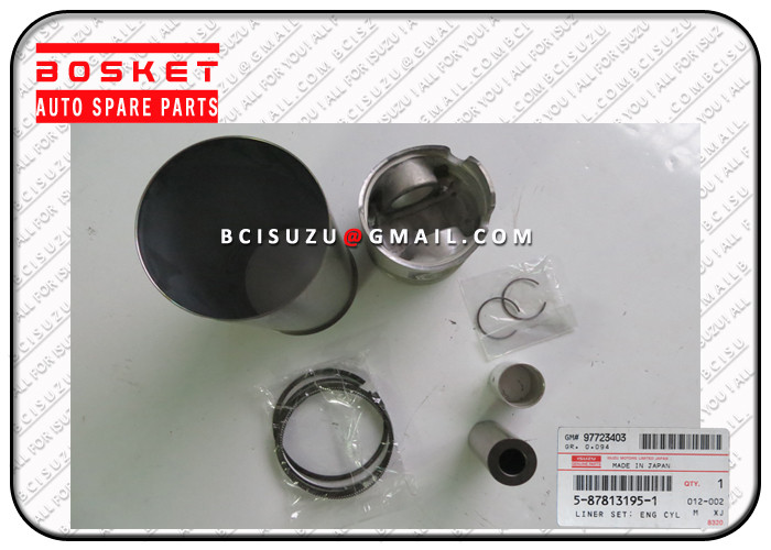 5-87813195-0 OEM Isuzu Liner Kit Set For Nkr55 4JB1 5878131950 5878131960