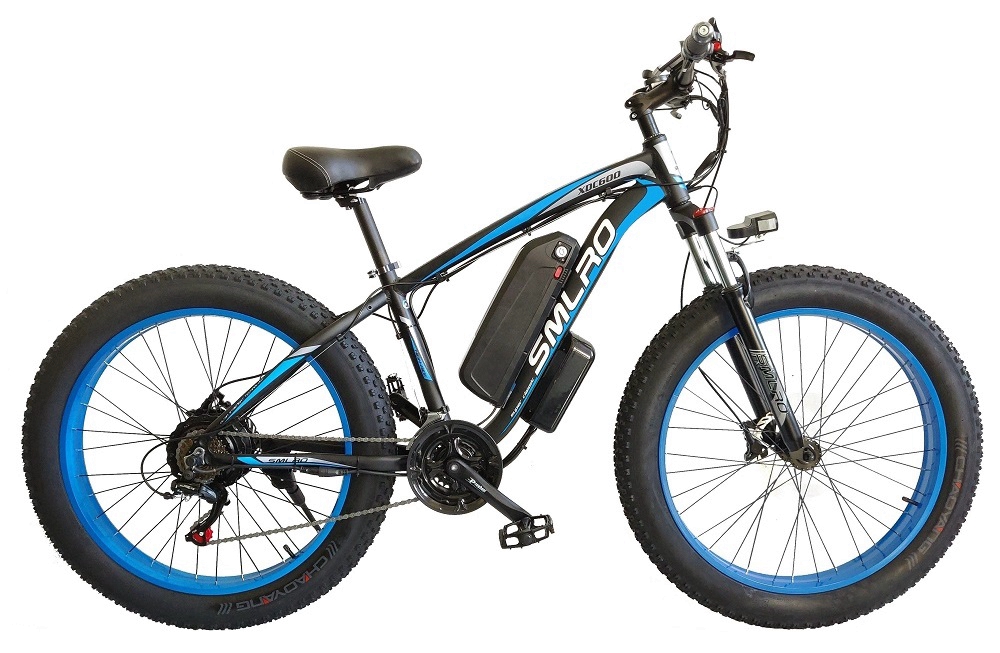 500W Motor 16AH Lithium Battery Electric Bike SMLRO XDC600 26x4.0 inch Fat Tire E-Bike Drop Shipping Available