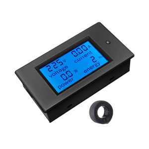Industrial 100A AC Digital CT Ammeter With Coil LCD Display