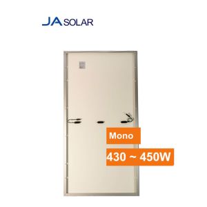 445w 450w 465w JA Mono Solar Panel With White Backsheet