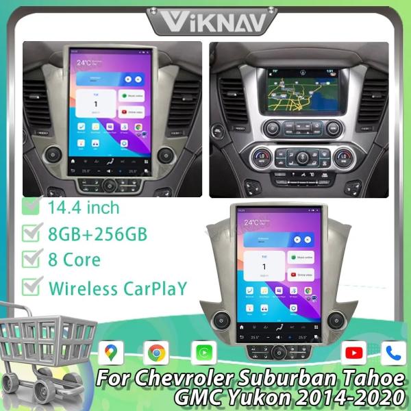 14.4 inch Android 11 Car Radio For 2014-2020 Chevroler Suburban Tahoe GMC Yukon