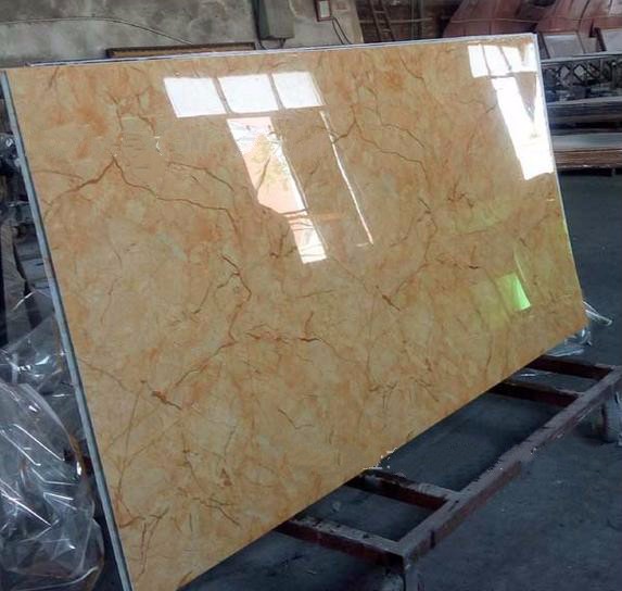 Waterproof PVC Marble Sheet High Glossy UV Marble Sheet For Interior Walls