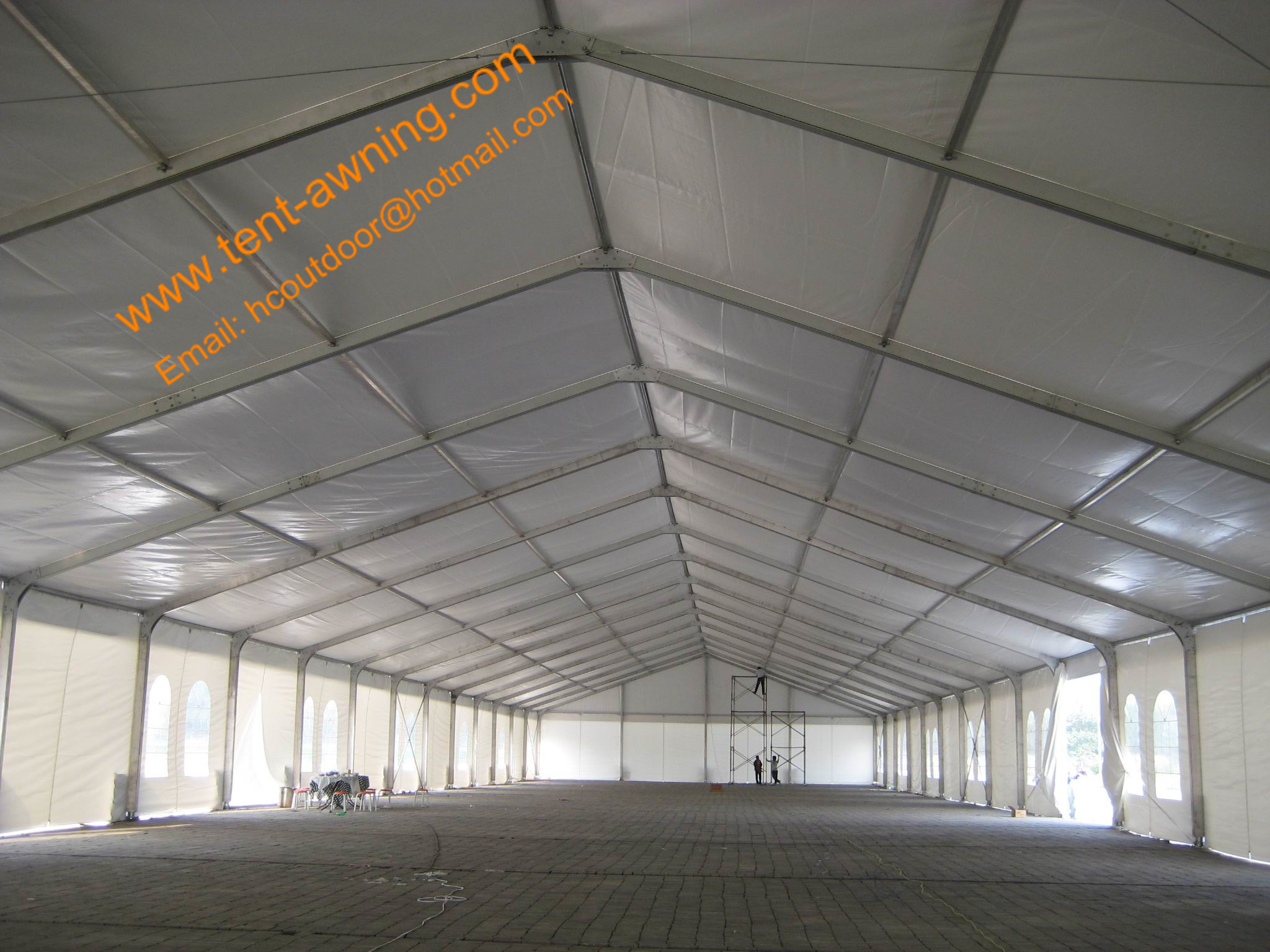 Outdoor Storage Tent Heavy Duty UV Resistance Aluminum Warehouse Storage Tents
