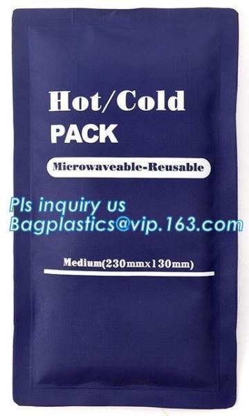 Sports Medicine Ice Bags, Flexible Ice Pack, Easy Seal Ice Cube Bags, Cool Bags