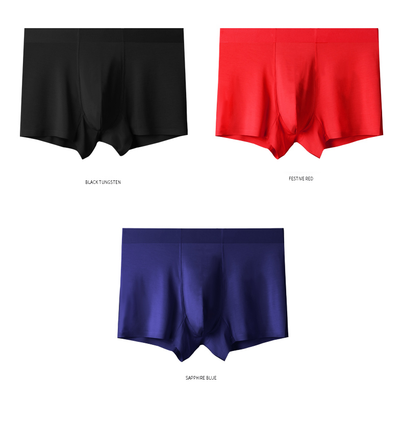 Breathable Cotton Boxer Shorts Anti-Static Sustainable Seamless Men'S Underwear