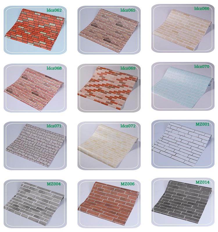 Soundproof 3D Brick Stone Wallpaper 61cm*5m Household Red Brick Wallpaper 3D