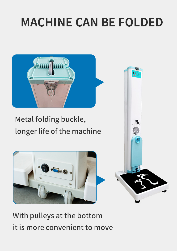 Led Display Coin Operated Digital Body Scale for Business Bmi Height and Weight Weight Scale