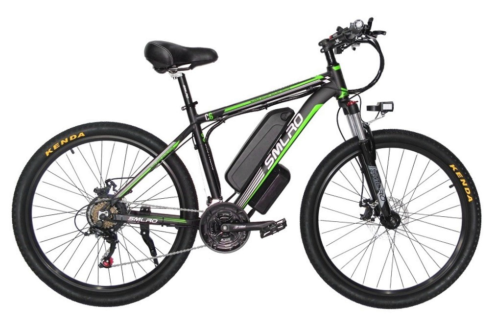 Disc Brake 29 Inch Electric Bicycle , 13Ah Smlro C6 Electric Bike