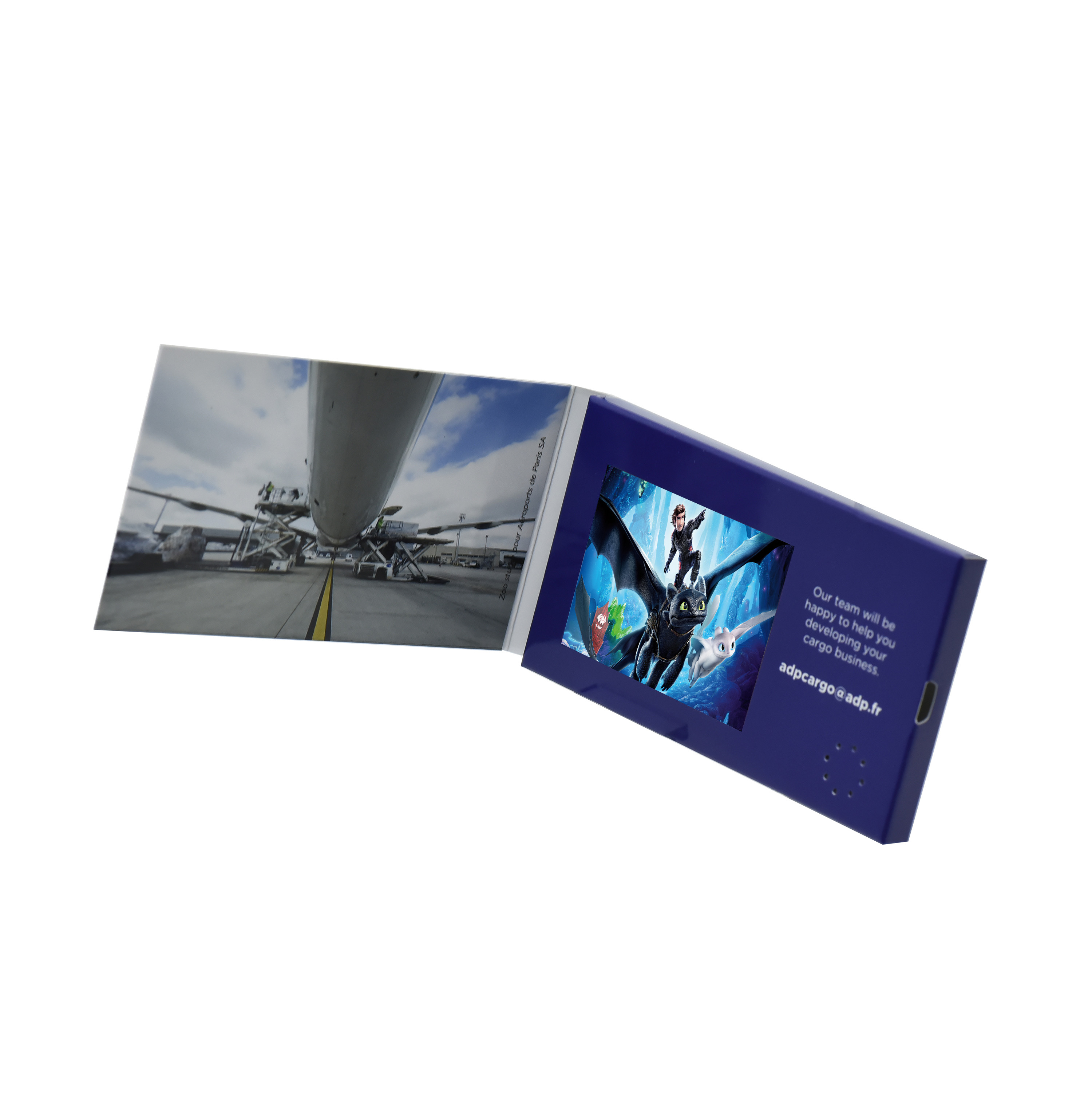 video brochure for advertising 4.3/ 5 /7 /10.1 inch screen wholesale video brochure from china supplier
