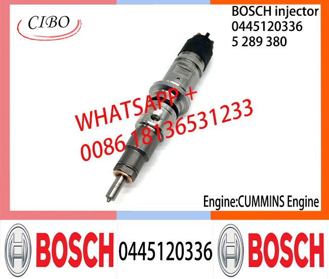 BOSCH 0445120336 Neutral Diesel Fuel Injector Assembly 0445120336 5289380 For CUMMINS Engine