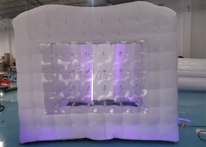 Outdoor Do Yoga Exercise Oxford Inflatable Yoga Tent With Led Light