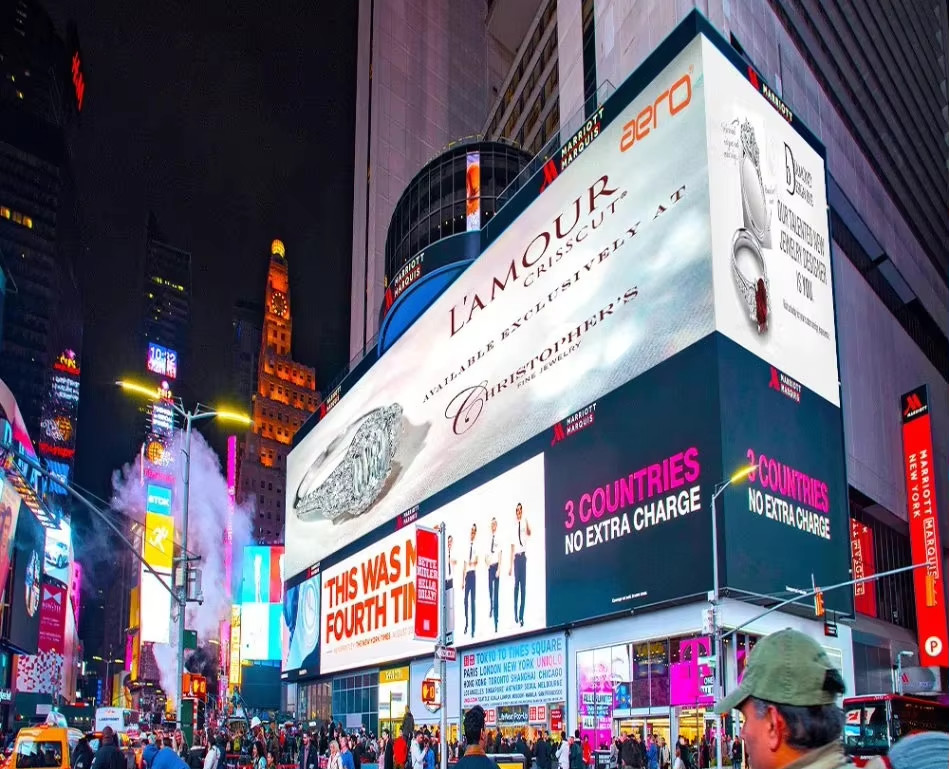 Outdoor LED Screen 960*960mm Fixed Install Cabinet For Commercial Advertising