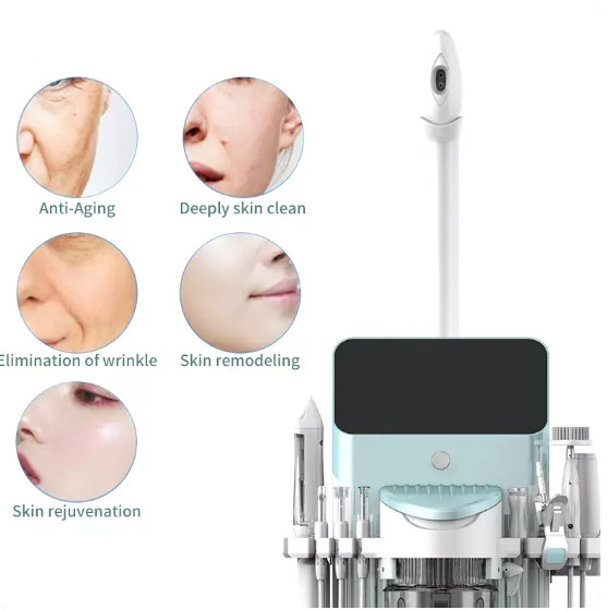 Hydrafacial Water Dermabrasion Peeling Skin Whitening Aqua Oxygen Facial Machine