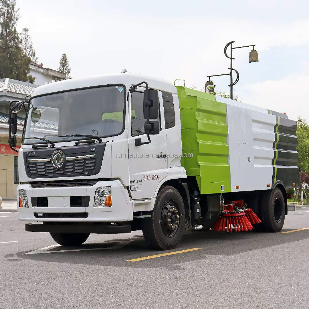Factory Promotion Price DFAC DongFeng TianJing 4x2 Road Cleaner Truck 5-20cbm Road Sweeper Truck Cleaning Truck