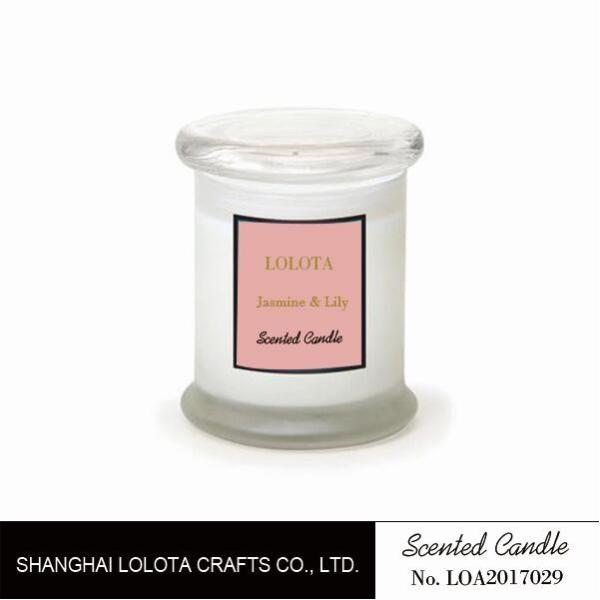 Clean Burning Scented Soy Wax Candle With Screw Top Lid And Customized Logo