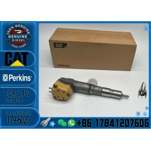 Construction machinery part fuel injector 179-6020 3412E Diesel Engine Parts Injectors 1796020 for CAT 631G 637G 769D 77