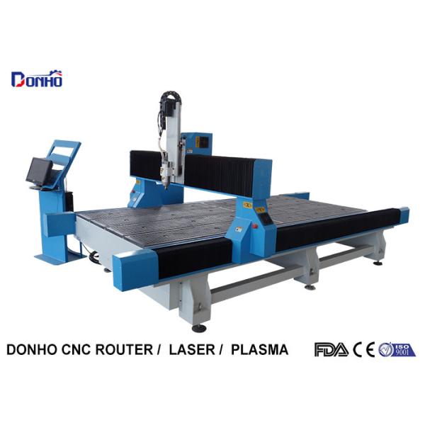  Blue Color Desktop CNC Milling Machine With Protective Cover On X Y Axis Rails Manufactures