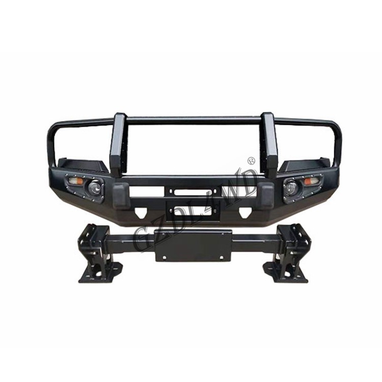 4x4 Rolled Steel Front Bumper Guard For Navara D40 2006-2010 Front Bumper Bull