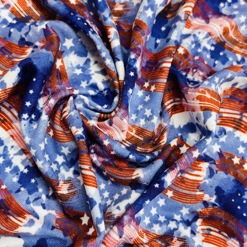 African Print 80% Polyester 20% Spandex Fabric 50D 4 Way Stretch Polyester Swimwear Yummy Fabric