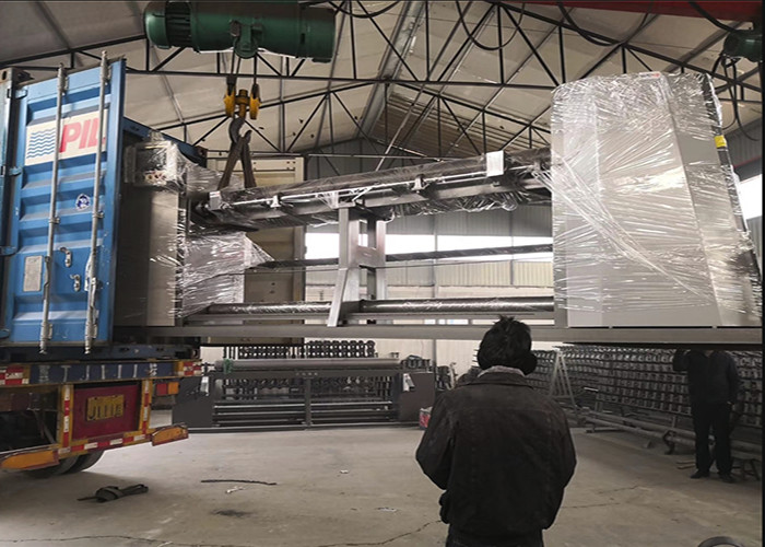 Heavy Duty Gabion Wire Mesh Machine , Wire Cage Making Machine Max 5500mm Width