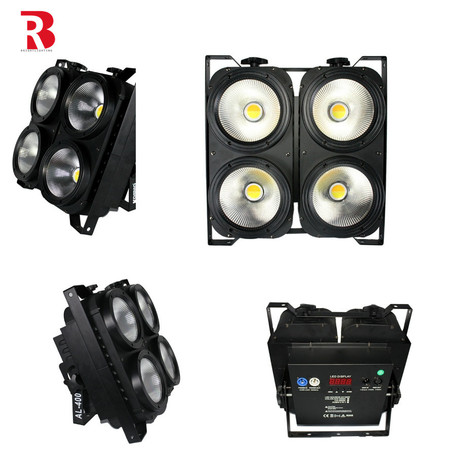 Studio Tv Film Dmx Strobe 2x100w 2 Eyes Led Audience Blinder Light 4x100w 4 Eyes Led Blinders