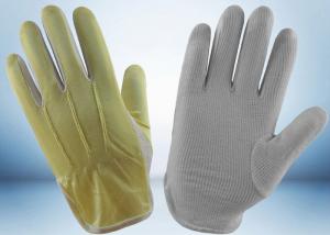 China Ladies Cycling Cotton Work Gloves Interlock Finger Design 23 - 27g Per Pair on sale