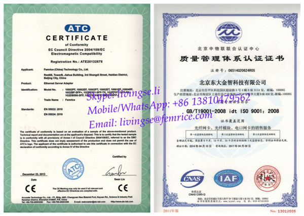 100Mbps Single Port Fiber Optic Network Adapter, USB2.0 Bus Type LC Fiber, 20km Distance, 1310NM Wavelength
