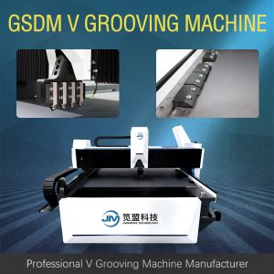 Heavy Duty CNC Sheet Metal Cutting Machine Elevator Component V Groover Machine
